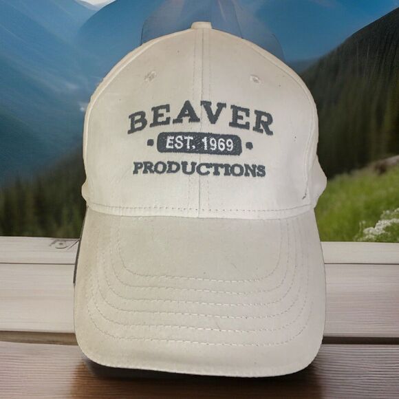 Beaver Productions EST. 1969 Hat Cap Nu-Fit Brand Size 7 1/8 - Picture 1 of 9